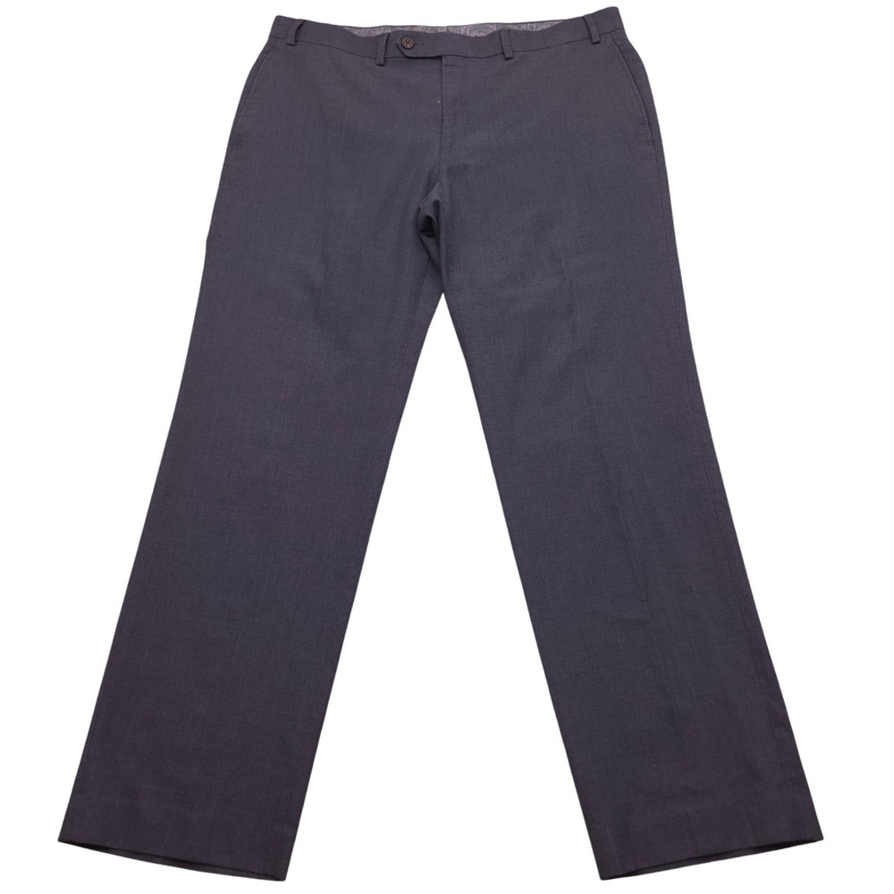 Lauren Ralph Lauren Men‎ Dress Pants Charcoal Gray Flat Front Classic Fit 36x30